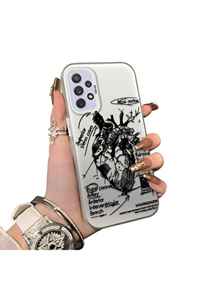 ucuc حافظة سيليكون متوافقة مع هاتف سامسونج جالاكسي A72 ذات حافة صلبة ومضادة ل...