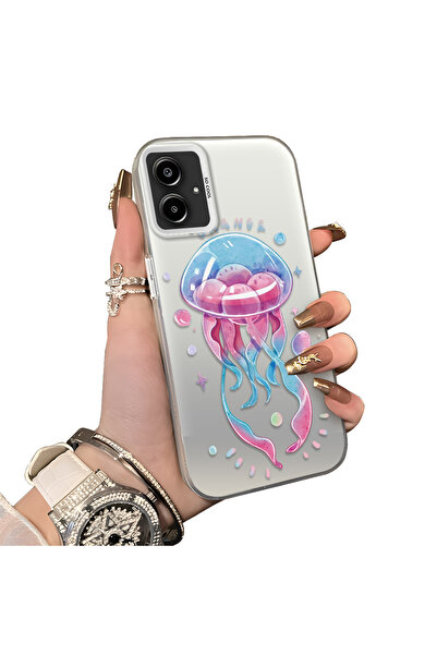 ucuc حافظة سامسونج جالاكسي A06 متوافقة مع الحافة السيليكونية الصلبة والمضادة ...