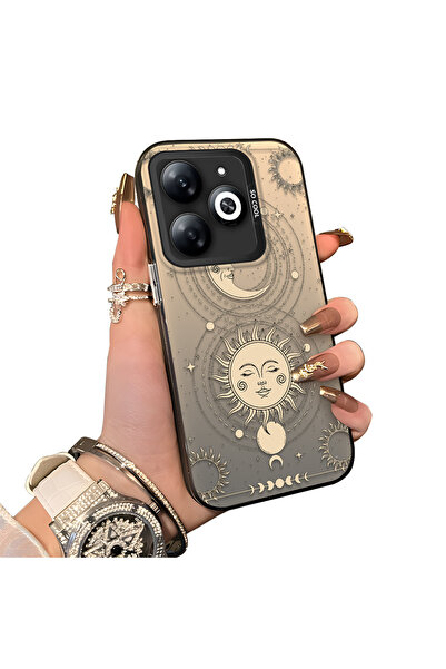 ucuc حافظة Infinix Smart 8/8 Pro متوافقة مع الحافة السيليكونية الصلبة والمضاد...