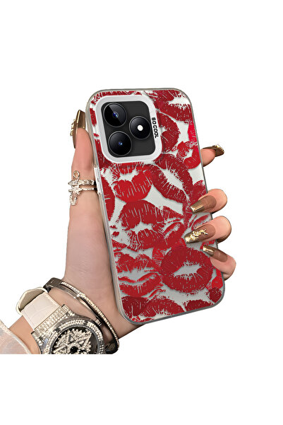 ucuc حافظة من السيليكون المتوافقة مع هاتف Realme Note 50 ذات حافة صلبة ومضادة...