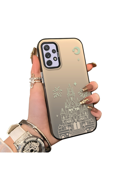 ucuc حافظة من السيليكون المتوافقة مع هاتف سامسونج جالاكسي A72 ذات حافة صلبة و...