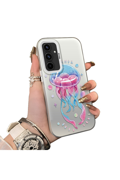 ucuc حافظة سامسونج جالاكسي A54 متوافقة مع الحافة السيليكونية الصلبة والمضادة ...