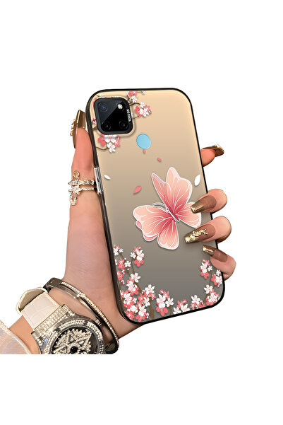 ucuc حافظة من السيليكون المتوافقة مع Realme C25Y/C21Y ذات حافة صلبة ومضادة لل...