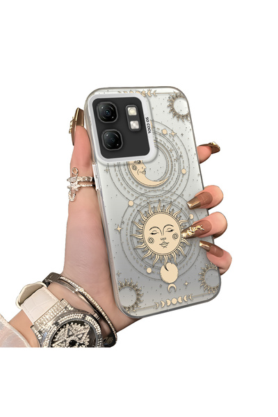 ucuc حافظة Infinix Smart 9 متوافقة مع الحافة السيليكونية الصلبة والمضادة للسق...