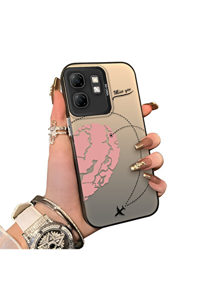 ucuc حافظة من السيليكون المتوافقة مع هاتف Infinix Hot 50i ذات حافة صلبة ومضاد...