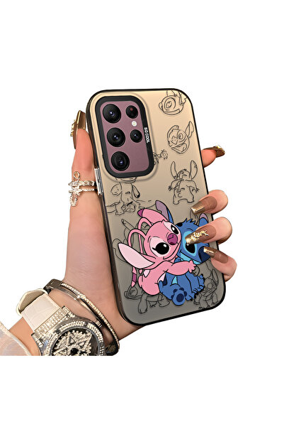 ucuc حافظة من السيليكون متوافقة مع هاتف سامسونج جالاكسي S22 الترا، ذات حافة ص...