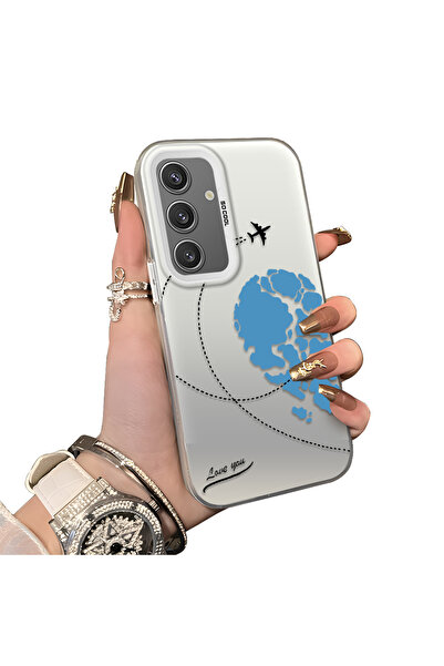 ucuc حافظة من السيليكون المتوافقة مع هاتف سامسونج جالاكسي S24 ذات حافة صلبة و...