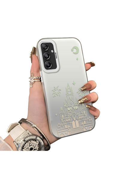 ucuc حافظة من السيليكون متوافقة مع هاتف Samsung Galaxy M34 5G ذات حافة صلبة و...