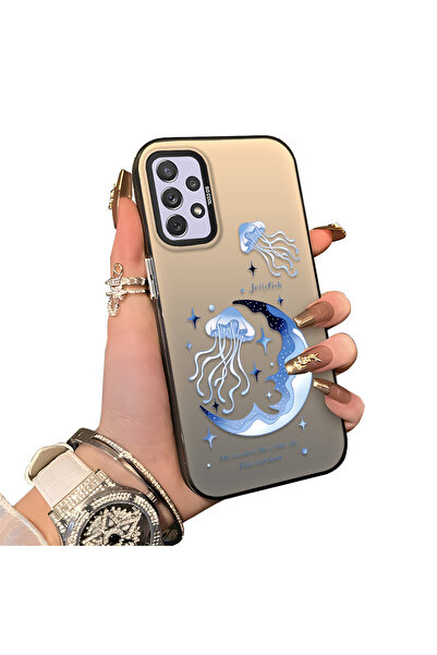 ucuc حافظة سيليكون متوافقة مع هاتف سامسونج جالاكسي A72 ذات حافة صلبة ومضادة ل...