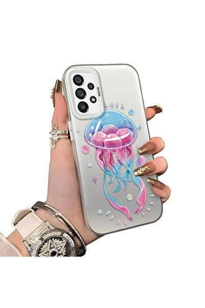 ucuc حافظة سيليكون متوافقة مع هاتف سامسونج جالاكسي A73 ذات حافة صلبة ومضادة ل...