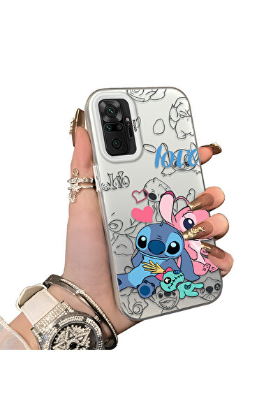 ucuc حافظة مزخرفة بنمط ستيتش متوافقة مع هاتف Xiaomi Redmi Note 10 Pro، مصنوعة...