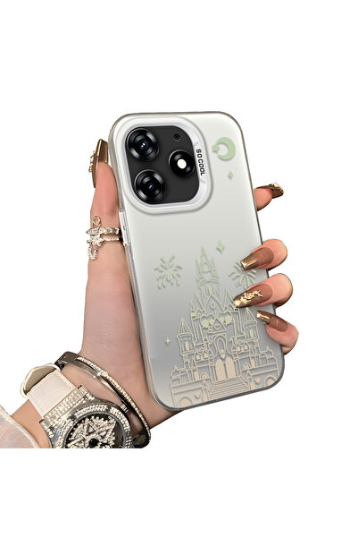 ucuc حافظة من السيليكون المتوافقة مع هاتف Tecno Spark 10 Pro ذات حافة صلبة وم...