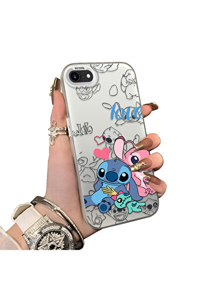 ucuc iPhone 7/8/Se 2020 2022 Compatible Silicone Edge Hard Back Anti-Fall Sti...