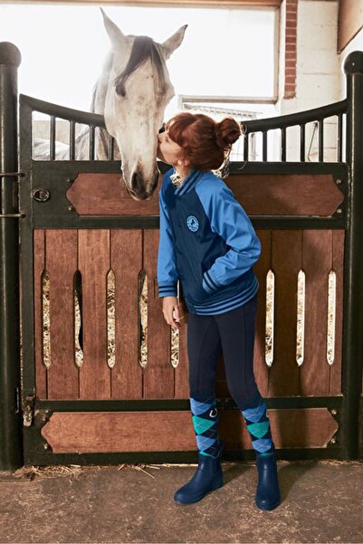 Tchibo حذاء ويلينغتون قصير سادة للبنات الصغيرات، أزرق داكن