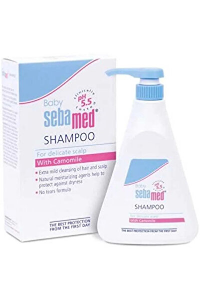 Sebamed شامبو للأطفال لفروة الرأس الحساسة مع البابونج، درجة حموضة 5.5، 500 مل