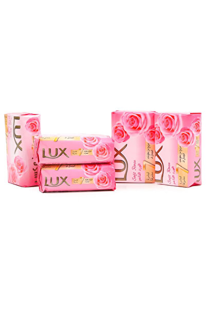 LUX Bar Soap Soft Rose 120gms Pack of 6, Extracts of Soft Rose