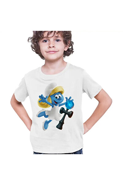 OEM Tricou Copii Baieti Kendama Strumfita Strumfii Gargamel