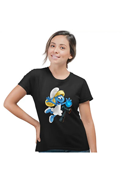 OEM Women's Kendama T-shirt Smurfette Smurfs Gargamel