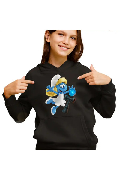 OEM Kids Girls Kendama Sweatshirt Smurfette Smurfs Gargamel