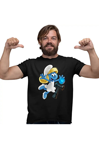 OEM Men's T-Shirt Kendama Smurfette Smurfs Gargamel