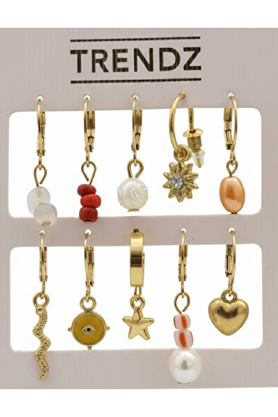 Evendi Earring Set, Gold