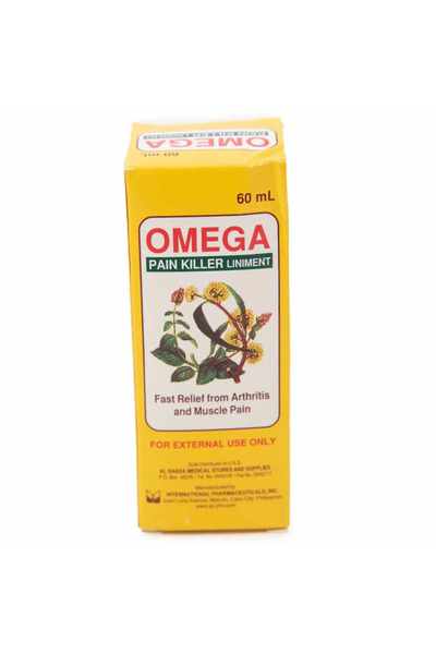 Omega Pain Killer Liniment Fast Relief From Muscle Pain- 60ml