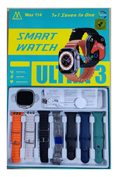 Genericer Advanced Smart Watch with Ultra-Clear AMOLED Display - 7-in-1 Premi...