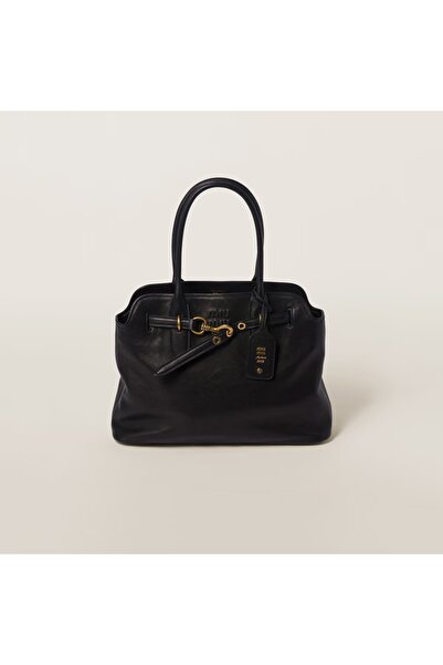 Miu Miu Aventure Nappa Leather Tote Bag