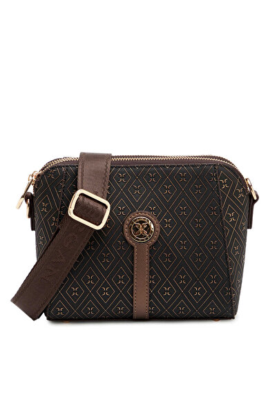 Tergan Bronz Print Kadın Çapraz Askılı Çanta - S25K1PR09188-R7P