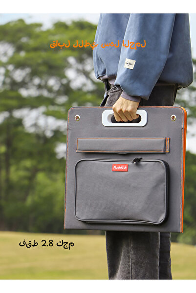 Flashfish 18V/100W Foldable Solar Panel, Portable Solar Charger with DC Output