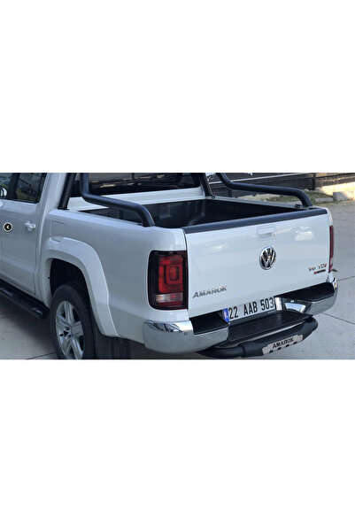 TMZ Garage Volkswagen Amarok 2010-2022 Arka Tampon Koruma Demiri | Siyah Arka...