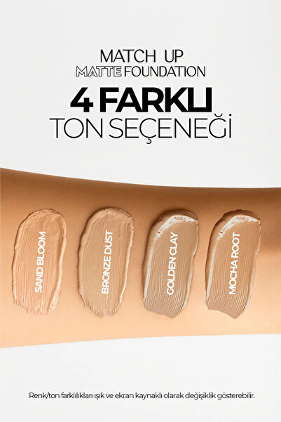New Well Match Up Matte Foundation Golden Clay 03 34 gr