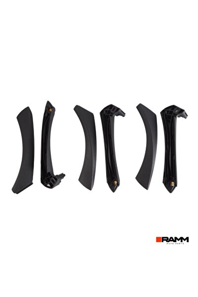 Universal BMW 3 Serisi E90 2006-2013 Kapı Kolu Kaplaması Seti - Siyah