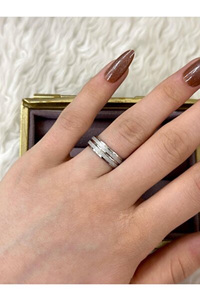 BY YASİN TOPÇU ✨ 💍   خاتم حديث ذو طبقتين مقاس 16