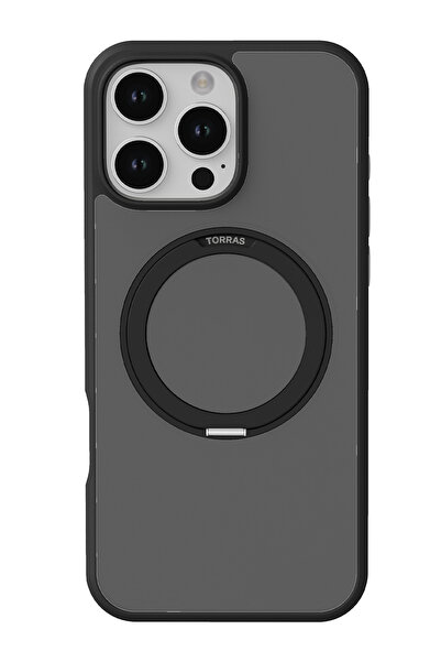 TORRAS iPhone 16 Pro Uyumlu O Stand Pro Serisi MagSafe Standlı Kılıf