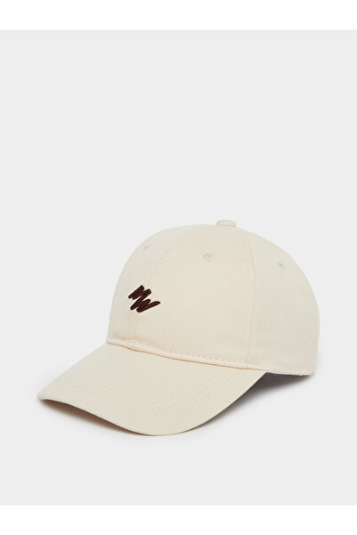 Styli Beige Embroidered Baseball Cap