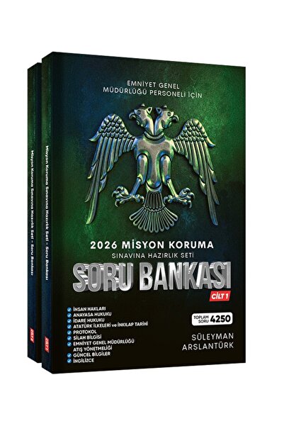 Yazarın Kendi Yayını Süleyman Arslantürk 2026 Misyon Koruma Sınavı Hazırlık S...