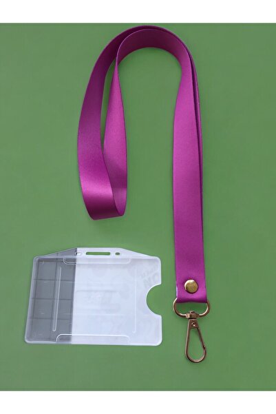 Staffy Κορδόνι για γιακά και θήκη για κάρτα με θέμα το λιλά