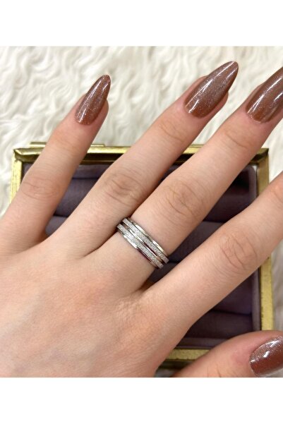 BY YASİN TOPÇU ✨ 💍   خاتم حديث ذو طبقتين مقاس 17