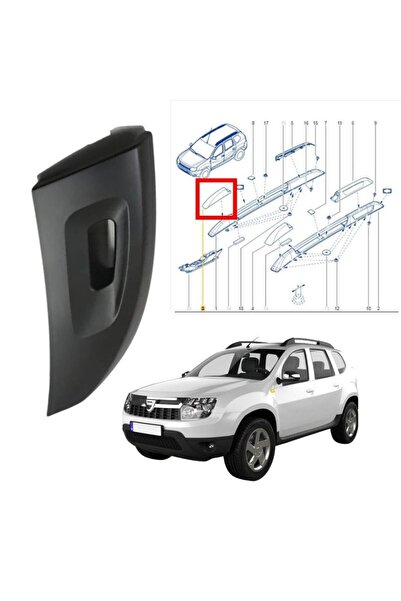 ZETOTO Duster Tavan Çıtası Barı Sağ Ön Kapak (2009-2017)