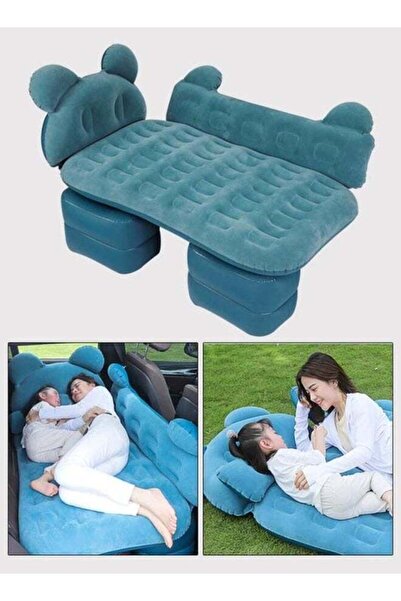 DOMEET 5 Piece Air Mattress Car Inflatable Bed,Universal Car Size, Skin-Frien...