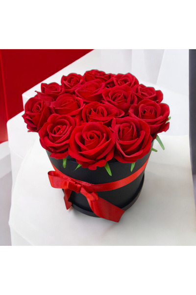 sabırçiçekveaksesuar Sevgililer gününe özel 14 LÜ HEDİYELİK KIRMIZI YAPAY GÜL...