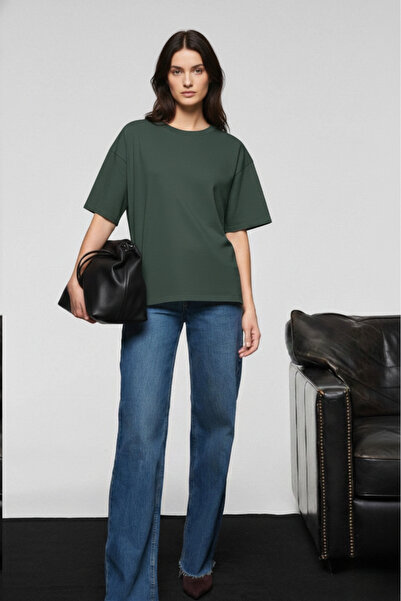 soft&basic Γυναικείο μπλουζάκι με βασική εφαρμογή από 100% οργανικό βαμβάκι, ...