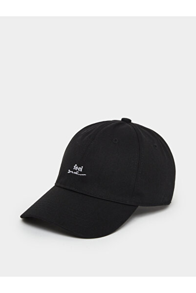 Styli Black Embroidered Baseball Cap