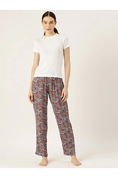 RUE COLLECTION By Styli Women Floral Printed Pure Cotton Pants
