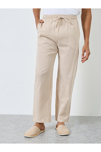 Styli Men Checked Relaxed Fit Pyjama Bottom