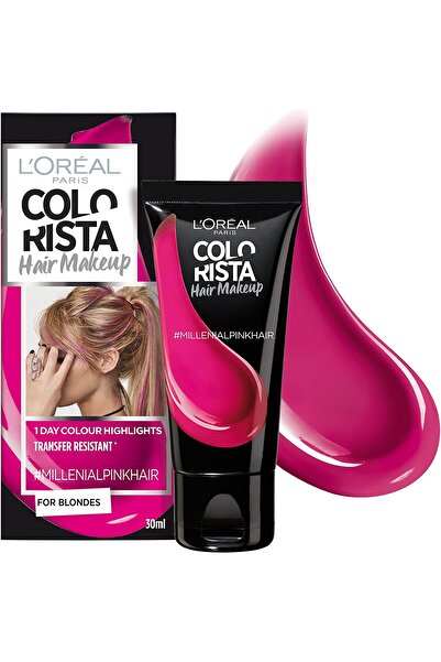 L'Oreal Paris , Colorista Hair Makeup, Semi-Permanent Hair Dye, #MILLENIALPIN...