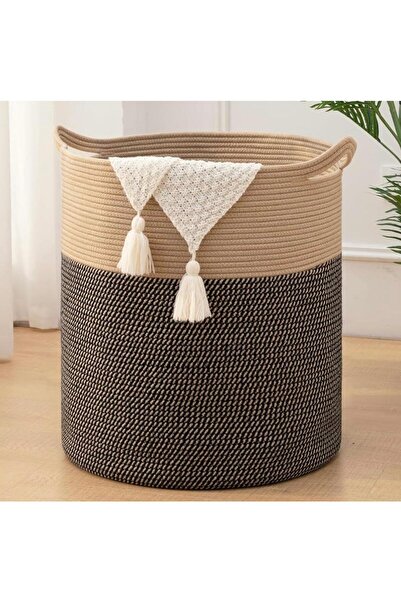ModaCardin Jute Wicker Basket, Organizer Basket, Wicker Woven Basket 40cm X 35cm