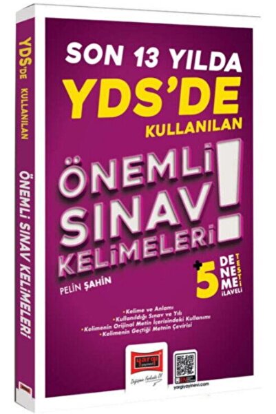 Yargı Yayınları YDS de Son 13 Yılda Kullanılan Önemli Sınav Kelimeleri