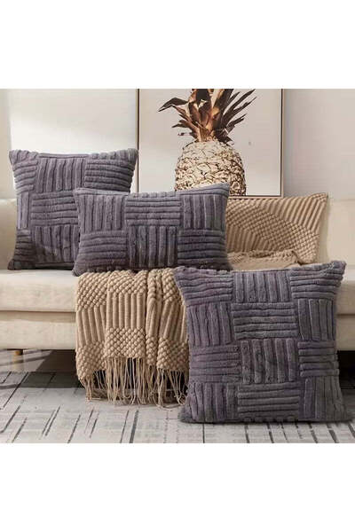 BYFT Faux Plush Pillowcases 30.48 x 50.8 Cm Decorative Pillows 2pcs Set Witho...
